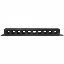 Guia de Cabos Horizontal P/ Rack 19" 1U Preto - Fibracem 