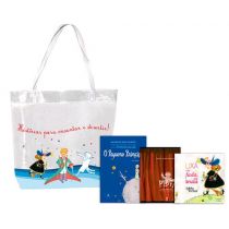 Livro - Coleção Clássicos Da Literatura Infantil + Bolsa plástica - Uxa Ora Fada