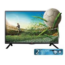 TV 3D LED 32" LG 32LB620B HD 2 HDMI 1 USB 60Hz 2 Óculos 3D Frequência (120Hz) - 