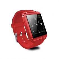Relogio Smartwatch U8 Vermelho Relógio Inteligente Bluetooth Android Iphone