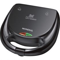 Sanduicheira Mondial Fast Grill e Sandwich S-12 Preto - Mondial