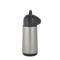 Garrafa Térmica de Pressão 1 Litro Nobile Inox - Mor 