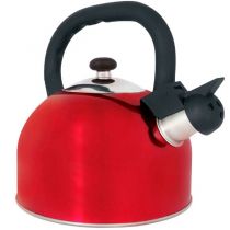 Chaleira Aço Inox 2,5L Mattina Vermelho 7706 - Mor