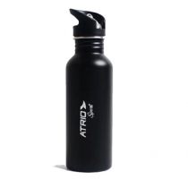 Garrafa Squeeze Preto Sport 600ml Térmica - Atrio