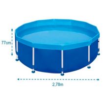 Piscina 4.500L PVC Circular Desmontável 001007 - Mor