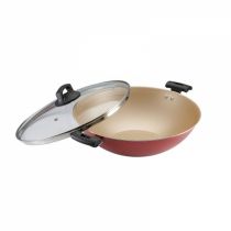 Panela Wok Antiaderente Cereja Premium - Panelux