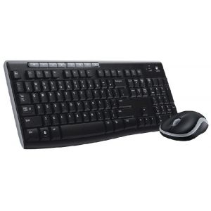 Kit Teclado e Mouse sem Fio MK270 Preto USB - Logitech