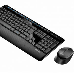 Kit Teclado e Mouse Sem Fio MK345 Preto - Logitech