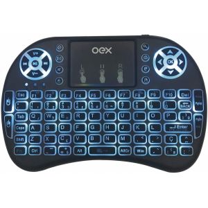 Mini Teclado Air Mouse com Touch Wireless CK103 - Oex