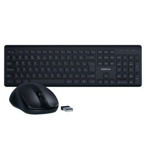 Kit Teclado e Mouse Sem Fio Preto Csi50 - Intelbras