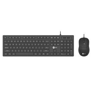 Kit Teclado e Mouse Tecla Baixa CM102 Preto - Lecoo