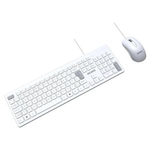 Kit Soft Teclado + Mouse Usb 2m Branco Pcosf2w Abnt2 - Pcyes