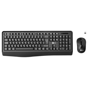 Teclado e Mouse Wireless Kw211 Preto - Lecoo