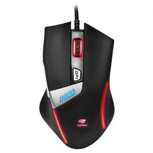 Mouse Gamer Griffin USB RGB LED 4000 DPI MG-500BK - C3Tech