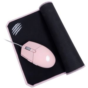 Kit Mouse Gamer e Mousepad MC-104 Rosa - Oex