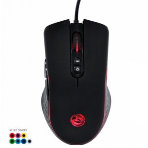 Mouse Gamer MA7 4000 DPI Led 7 Cores USB 32897 - Pcyes