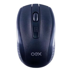 Mouse Curve Preto Sem Fio MS411 - OEX