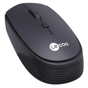 Mouse Sem Fio Preto WS202 - Lecoo