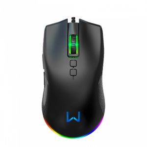 Mouse Gamer Warrior Rush RGB Preto 7 Botões - Multi