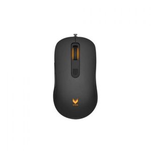 Mouse Silent 6400 DPI C/Fio Preto - Rapoo