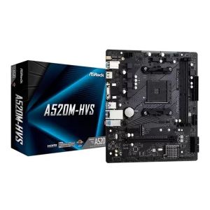 Placa Mãe A520M-HVS M.2 DDR4 AM4 Micro ATX - Asrock