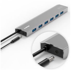 HUB USB-C 7 portas USB 3.2 Linha Aluminium 24129452 - Comtac