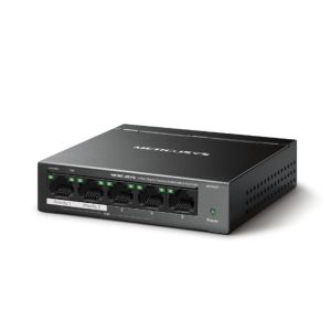 Switch de Mesa 5 Portas Gigabit c/ 4 Portas PoE+-Mercusys