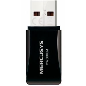 Adaptador USB Wireless N 300 Mbps Preto MW300UM - Mercusys
