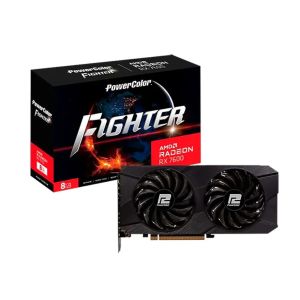 Placa de vídeo RX 7600 Fighter 8GB GDDR6 V2-PowerColor