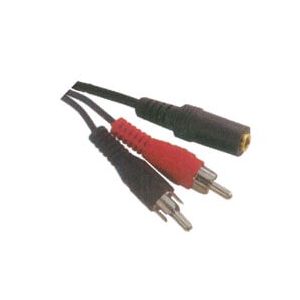 Cabo Audio 3.5mm Stereo F-2RCA-M Mod. 9248