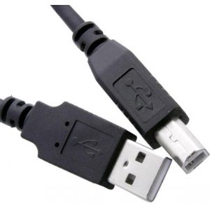 Cabo USB 2.0 AM x BM 5,0M Preto PC-USB5001 - Plus Cable 