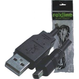Cabo USB 2.0 / 1,5mt Macho  X USB Mini 4 Pinos - Roxline