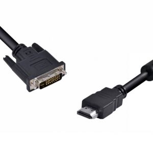 Cabo HDMI Macho para DVI-D 24+1 Pinos 2m HDVI-2 - Vinik 