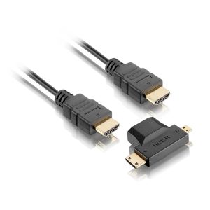 Cabo Hdmi c/ Adaptador 1.8 m EG017 - Elgin