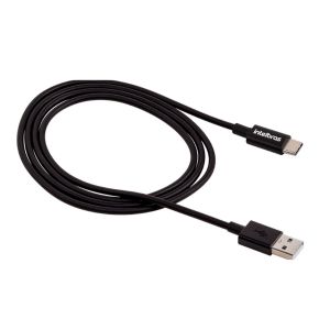 Cabo USB-C 1,2M PVC Preto EUAC12PP - Intelbras