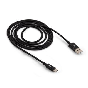 Cabo USB-C 1,5M Nylon Preto Euac 15NP - Intelbras