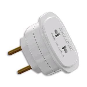 Adaptador Universal 2P 10A Branco - Daneva