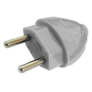 Plug Desmontável 2P 10A 250V Cinza - Daneva