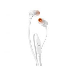 Fone de Ouvido T110 Branco In Ear C/ Microfone - JBL 