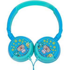 Headphone Infantil Robôs com Fio Azul HP305 - Oex