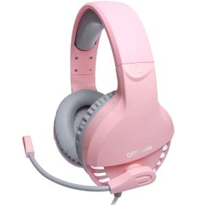 Headset Gamer Pink Fox HS414 Rosa - Oex