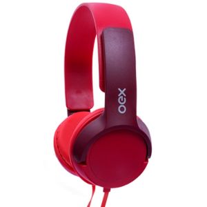 Headset com Microfone Teen Vermelho HP303 - Oex
