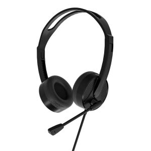 Headset HT106 USB com Microfone Preto - Lecoo 