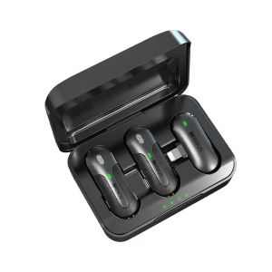 Microfone Lapela Duplo Lightning S/Fio IF-207- Hrebos