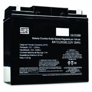 Bateria Selada BAT2120181 12V 18AH - WEG