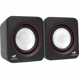 Caixa de Som Speaker 2.0 3W Preta SP-301BK - C3Tech