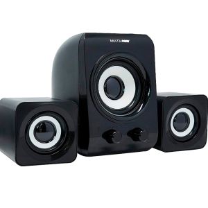 Caixas de Som com Subwoofer 2.1 14W USB - Multilaser