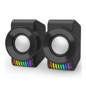Caixas de Som Gamer Kage RGB Preto USB 2.0 GS514 - Redragon