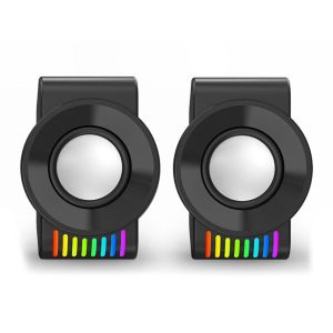 Caixas de Som Gamer Kage RGB Preto USB 2.0 GS514 - Redragon