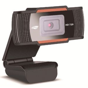 Webcam Hd 720P Usb 2.0 com Microfone Preto WB-70BK - C3 Tech